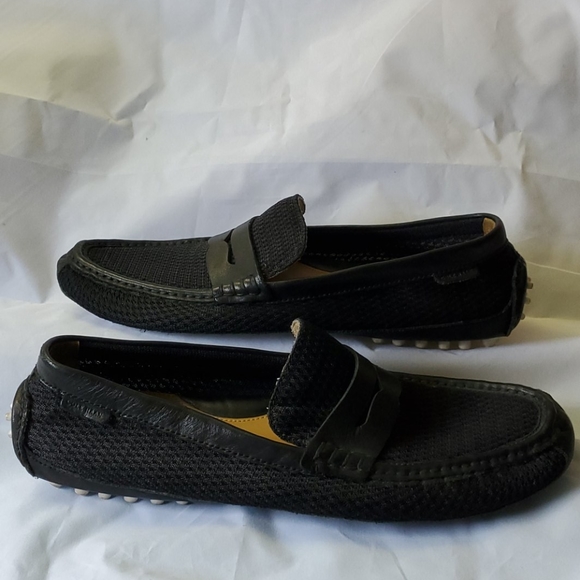 Cole Haan Other - Cole Haan Mens Black Mesh Driving Loafer Moccasin